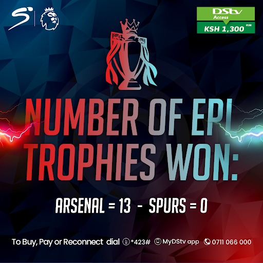 DStv_Kenya's tweet image. The stage is set for greatness! 🏟️ The North London Derby - a clash woven into the fabric of football.⚽ Are you game ready? 
#ARSTOT

dstv.com/en-ke/campaign…

Dial *423# or download the #MyDStv App to get connected to DStv Access for KES 1,300.
#DStvOpenWeekend