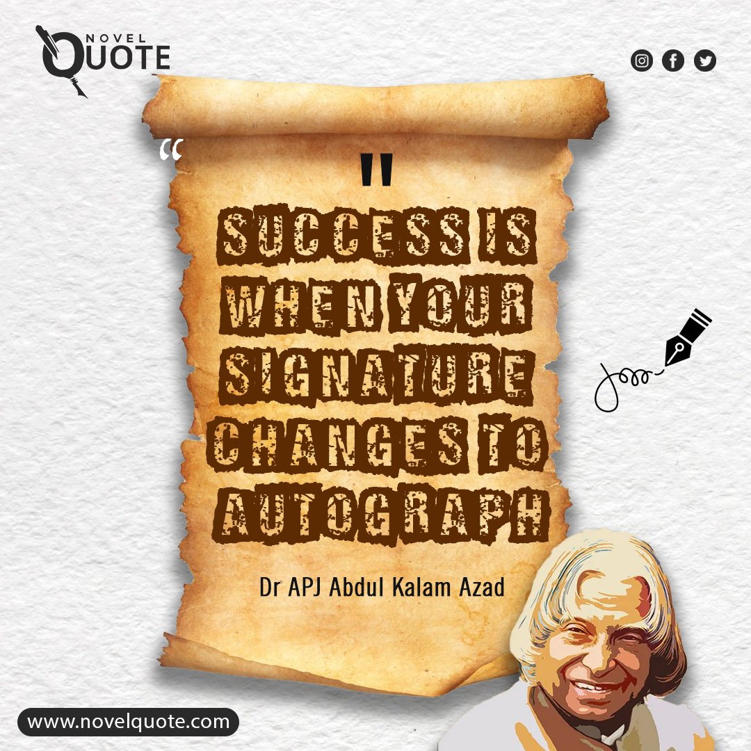 mynovelquote1's tweet image. Success is when your signature changes to autograph
#SignatureToAutograph
#AchievementUnlocksAutograph
#SignOfSuccess
#TurningPointInLife
#AutographOfAchievement
#LegacyOfSuccess
#SuccessRecognition
#AchievementMilestone
#SignatureOfGreatness
#ProudAchievement