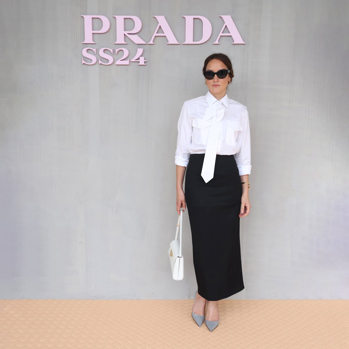 Prada Ambassadors ENHYPEN, Prada Ambassador Mei Nagano and Anaïs Demoustier attend the Prada SS24 Womenswear Show in Milan, at the Fondazione Prada’s Deposito.
tinyurl.com/3htdjdyb.
 
#PradaSS24 #PradaPeople