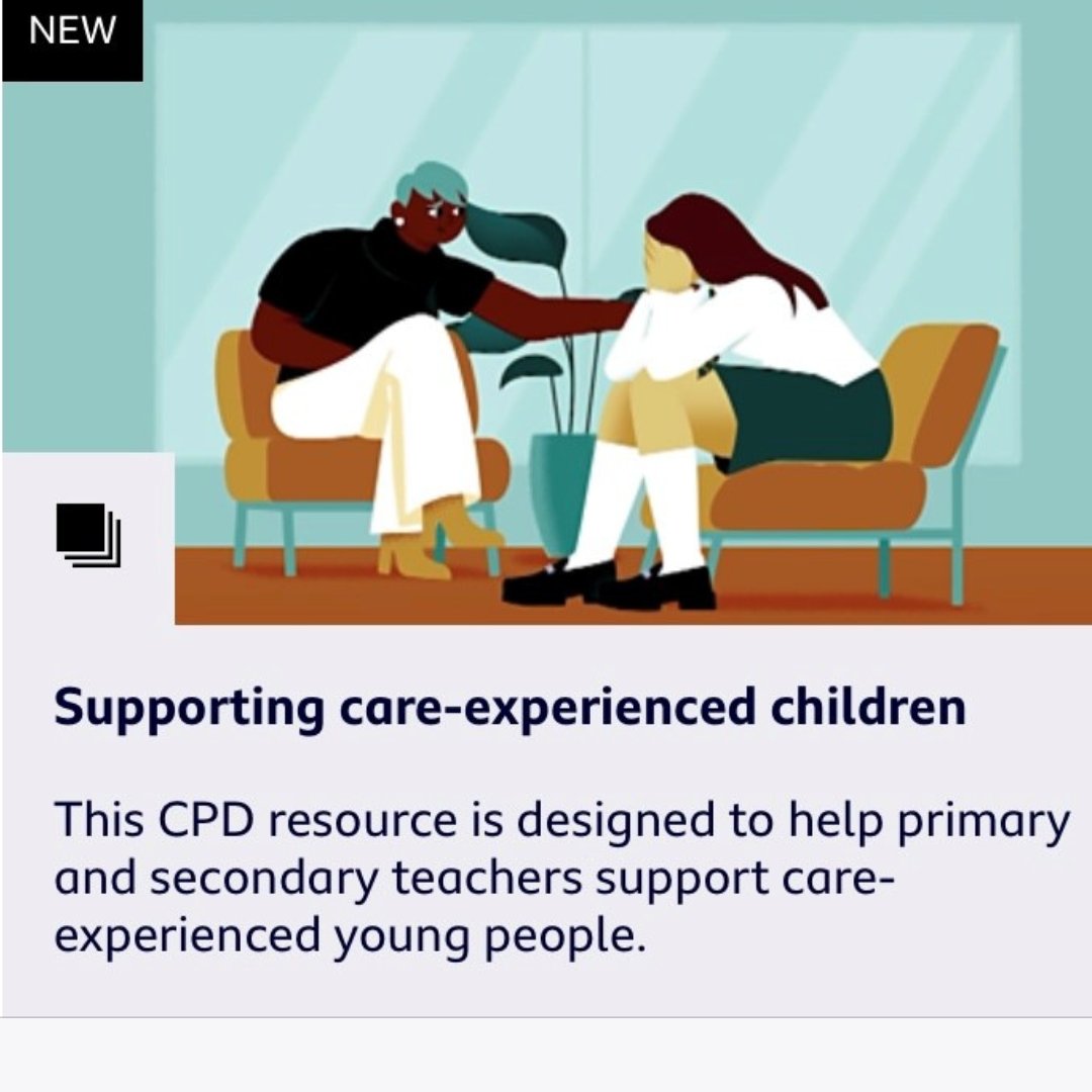 We are thrilled with the new BBC Teach films and resources about supporting care experienced children in school. Featuring our very own <a href="/AUK_Schools/">Adoption UK Education</a> and a wealth of other engaging speakers doing great things to improve experiences. ow.ly/nQvr50PLW8q