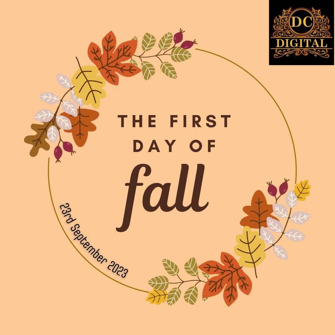 As the leaves change and the air turns crisp, we welcome the magic of autumn on this first day of fall.

#fall #dcdigital #september #firstdayoffall #winterscoming #socialmediaagency #businessdevelopment #business #socialmediatips #socialmediamanagement