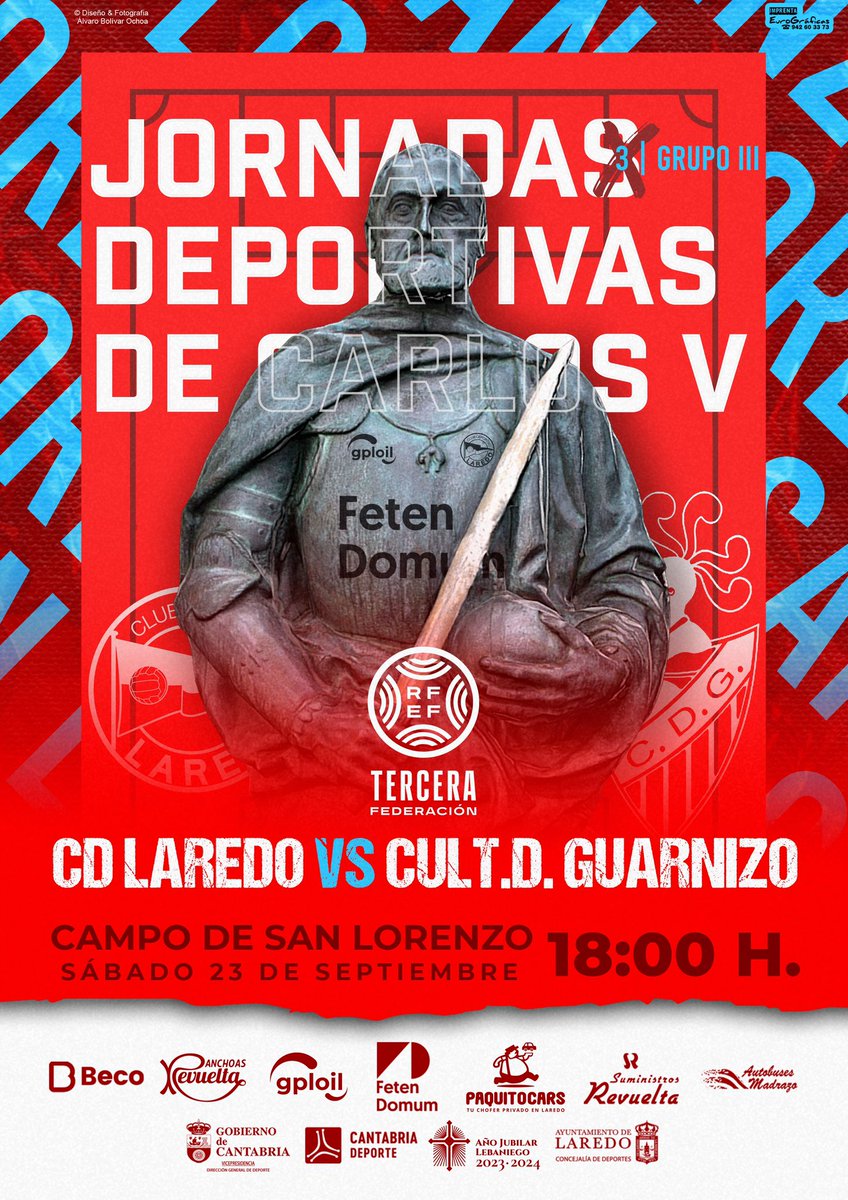 CDLaredo's tweet image. 🌞 ¡𝐘 𝐬𝐚𝐥𝐢ó 𝐞𝐥 𝐒𝐨𝐥!

𝐄𝐥 𝐄𝐦𝐩𝐞𝐫𝐚𝐝𝐨𝐫 (con el balón en la mano izquierda) 𝐛𝐢𝐞𝐧 𝐬𝐞 𝐦𝐞𝐫𝐞𝐜𝐞 𝐮𝐧𝐚 𝐯𝐢𝐜𝐭𝐨𝐫𝐢𝐚 𝐝𝐞𝐥 𝐂𝐡𝐚𝐫𝐥𝐞𝐬.

📢 ¡𝐄𝐬𝐭𝐚 𝐭𝐚𝐫𝐝𝐞, 𝐓𝐎𝐃𝐎𝐒  𝐚 𝐒𝐚𝐧 𝐋𝐨𝐫𝐞𝐧𝐳𝐨!

#CDLaredo #TerceraRFEF #TerceraFederación