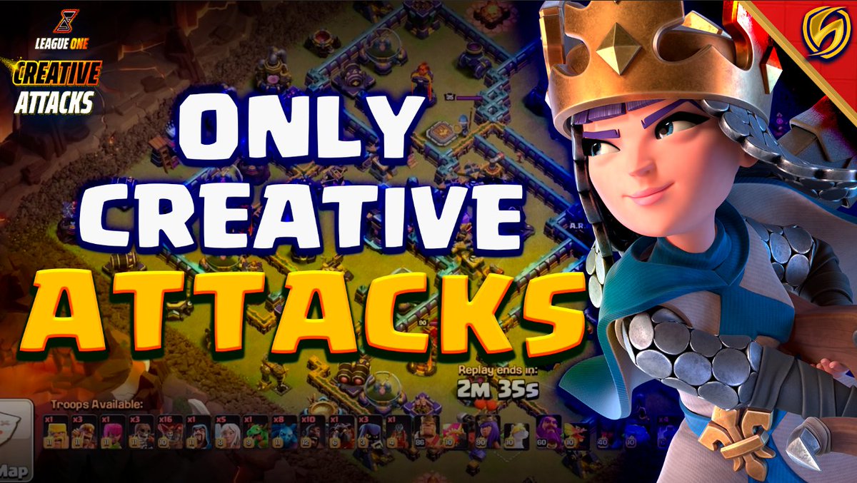 ⚔️The LEAGUE 1 's compilation of the Creative Attacks is HERE !  

➡️Check the EON server NOW : discord.gg/QPqtbBdZyy 

Good luck to @VNesportingCOC, <a href="/PkTr_Elite/">PkTr Elite</a>, <a href="/FuChingCoC/">FuChing NO.1</a>, @GSesports11 and Boom Academy ⚔️

Ty <a href="/sply97/">SpLy</a> !🎥

#eSport #ClashWorlds 
#ClashOfClans