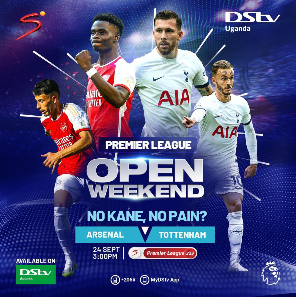 BusingyeJose's tweet image. Pumped for this weekend's matches? 🌚 

Great news! All games now available on DStv Access! Just 43k UGX for all Premier League action today! 🥳 

#KatiGunyume #DStvOpenWeekend