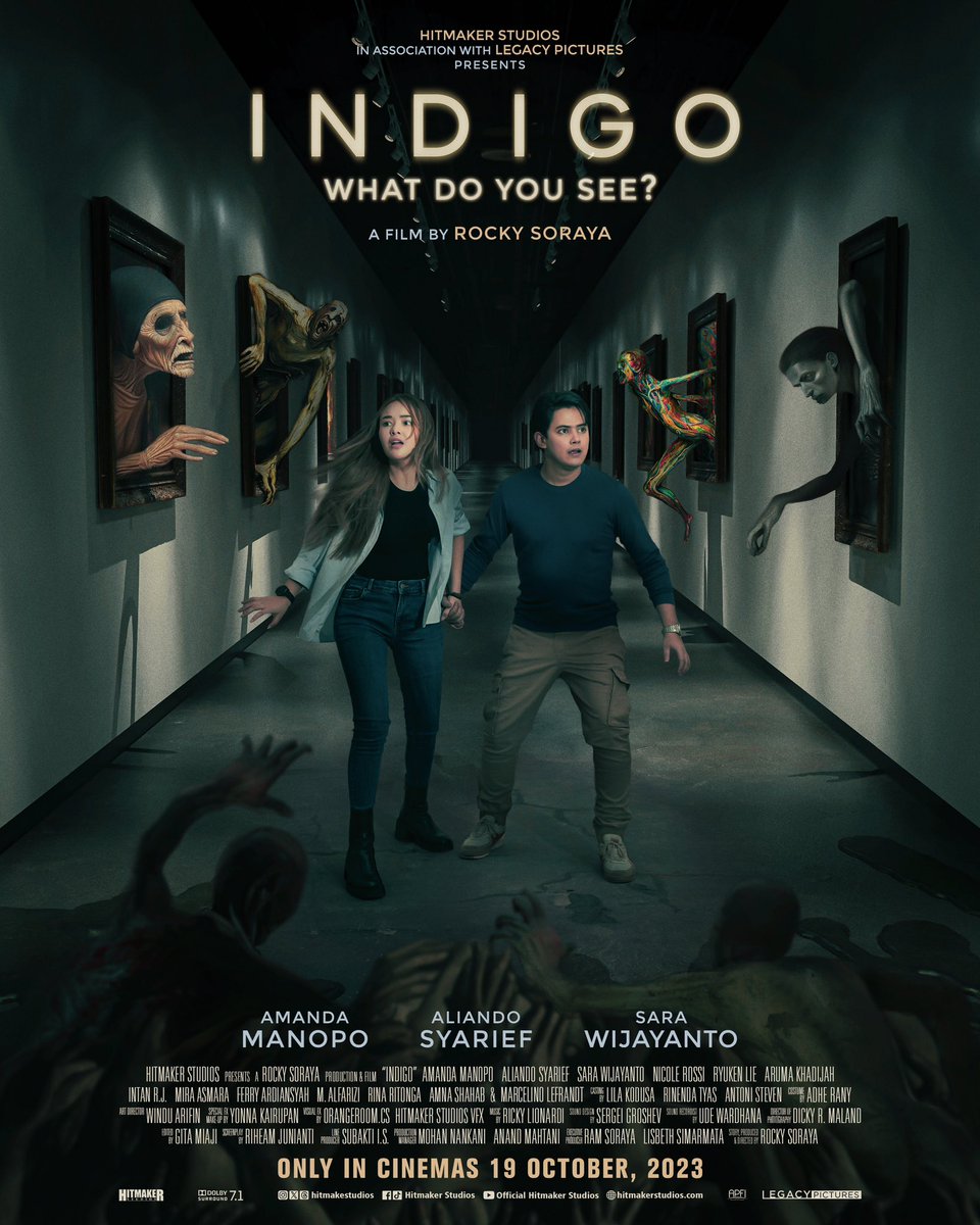 Official Poster 2 INDIGO ‼️

Ketika kemampuan Indigo Zora dibuka kembali, ia harus bisa beradaptasi untuk menghadapi sosok dari dunia lain. Mampukah Aksa membantu Zora menguak misteri masa lalunya?

Nantikan Film Indigo di bioskop 26 HARI LAGI!

#FilmIndigo #HitmakerStudio