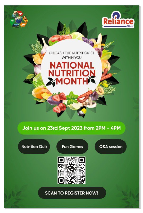 EncoreFitnes's tweet photo. Making the right food choices isn't just about sticking to a diet plan, it's about respect for the body and how you get nutrition from your right food choices when you have so many choices.

#chooseright #foodisnourishment #encorefitnessbyria #reliencemall #nutritionmonth https://t.co/1jjXdJPREF