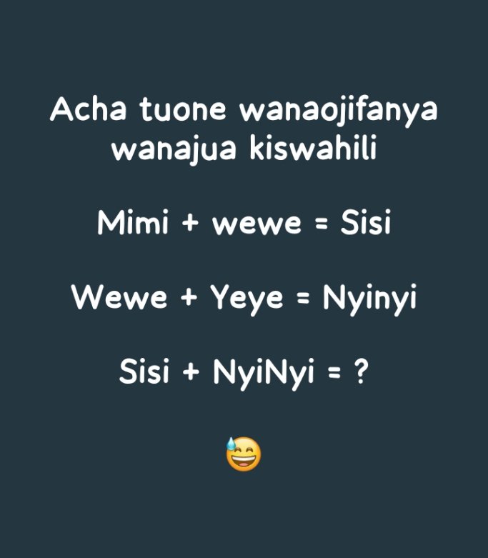 Sirajitz1's tweet photo. Nasoma comment 😅 https://t.co/Y1Nyqxo1zY