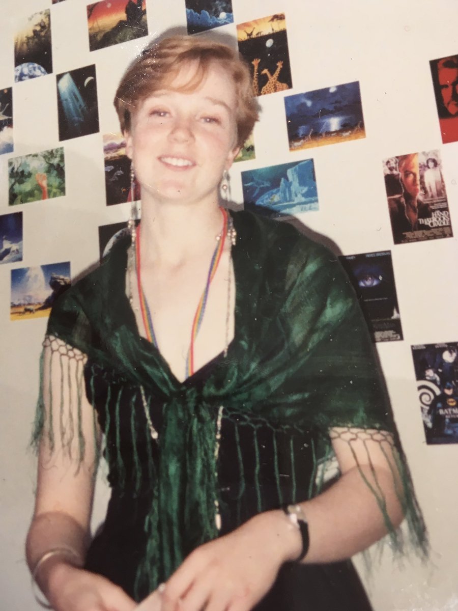 72Scopley's tweet photo. My PFP is the more realistic pic as it’s my work photo, was not planned and no make up! So here’s me at 19 in my goth phase instead!
#SaveLockwoodandCo 
#LockNationLockedUp https://t.co/VVEPfSISHe