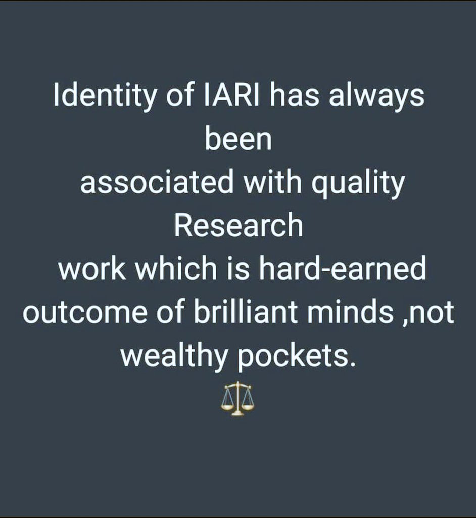 Subhashsrv's tweet photo. As students from across India, we've worked hard to join this dream institution. Please don't make us regret our decision due to unexpected financial burdens,especially since the majority of us come from middle-class families.IARI,Prioritize fairness.
#RollBackIARIHostelFeeHike https://t.co/OYObPvoTwY