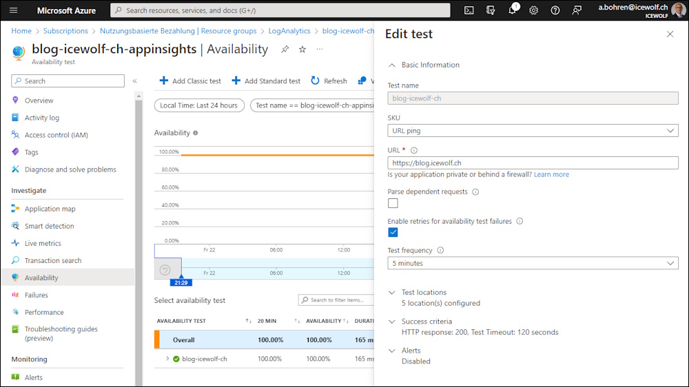 andresbohren's tweet image. 🚨#AzureMonitor #URLPing test will be retired. How to migrate to Standard test. All the details in my Blog article 📣
bit.ly/452u2aW