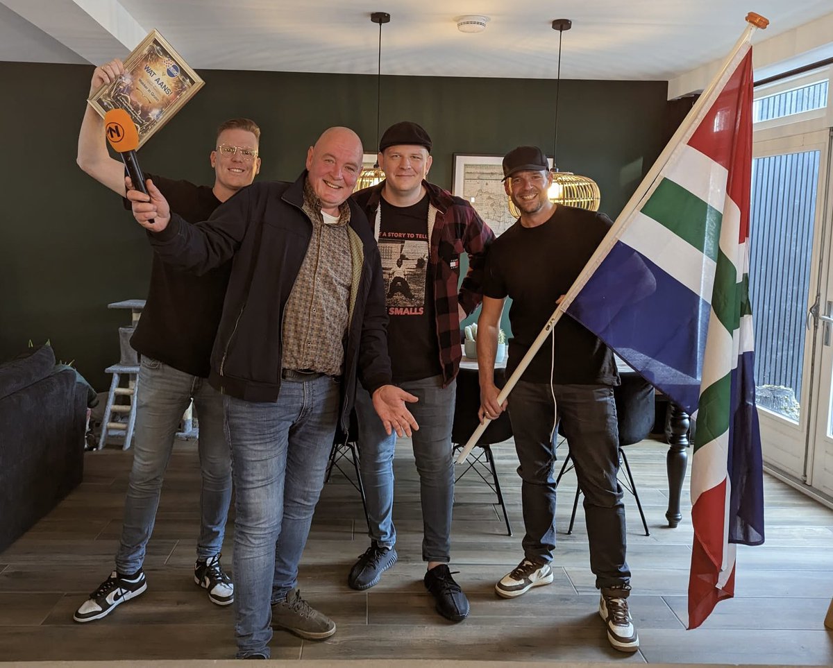 Dit is schier wakker worden in Grunn 🏆 #regiosongfestival 
Met Wat Aans! noar Utrecht 💚
Veur Grunn!