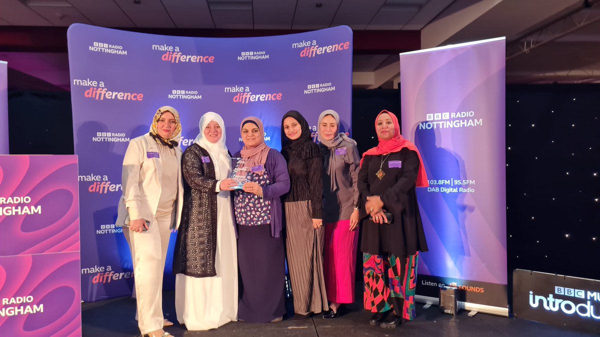 We are so grateful that we actually won the #BBCMakeADifference award.
So proud of our group members, and we promise to always do our best. Thanks for our supporters.
 Never lose hope. Never give up.
#together #BetterTogether
#community #kindness #hope #Arab #Nottingham