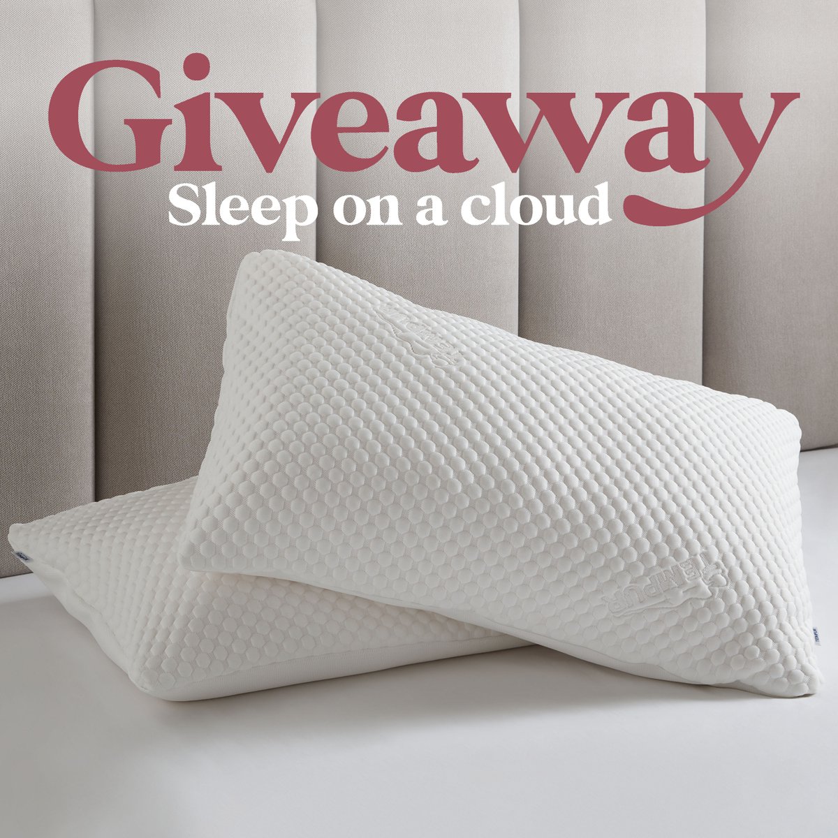 🚨PILLOW GIVEAWAY 🚨​

Ever wanted to sleep on a cloud? Well now's your chance ☁️ You could win a TEMPUR Cloud Pillow! All you need to do to be in with a chance is: ​
- Follow us​
- Leave a ☁️ in the comments️​
- Tag a friend