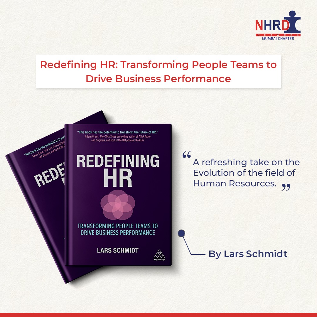 Discover a norm shift in HR with Lars Schmidt's insightful book, 'Redefining HR.' Gain a fresh perspective on the evolving landscape of human resources.

Read the book for more insights.  📖

#NHRDN #HR #Books #BookRecommendation #LarsSchidt #HRMetrics #StrategicHR  #NHRDNMumbai