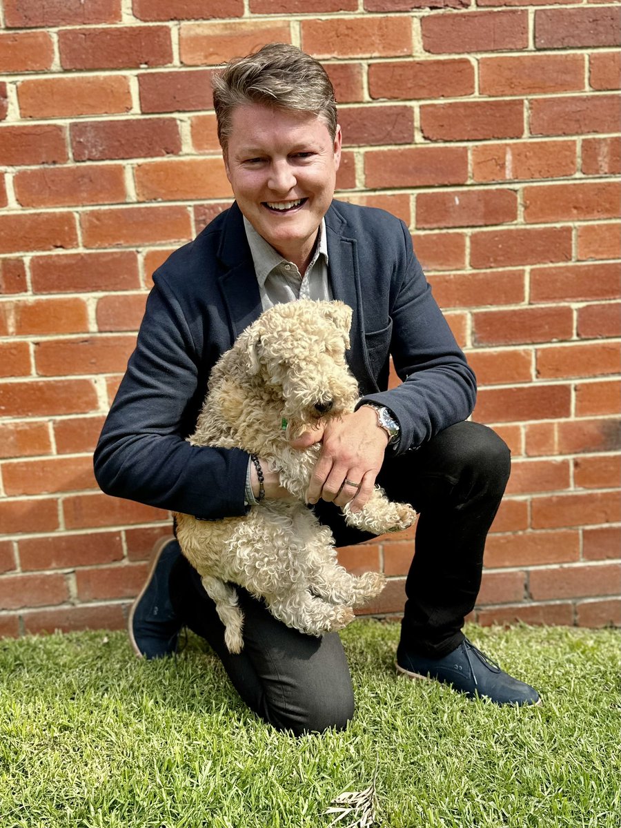 Today is #DogsInPoliticsDay. We adopted 11 year old Orla from @rspca_vic earlier this year after our beloved schnauzer Tess passed away. Orla is a Lakeland Terrier rescue who’s been an absolute of bundle of joy. Thanks to all canine companions helping and delighting us.🐾