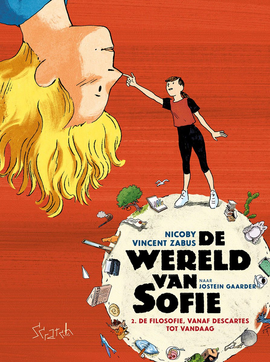 stripland_BENL's tweet photo. De #Filosofie van #Descartes tot #Vandaag, het tweede en afsluitende deel van De #Wereld van #Sofie, is verschenen bij #ScratchBooks. Een stripbewerking door #Vincent Zabus en #Nicoby naar het werk van #JosteinGaarder. https://t.co/41xEjn0rUK