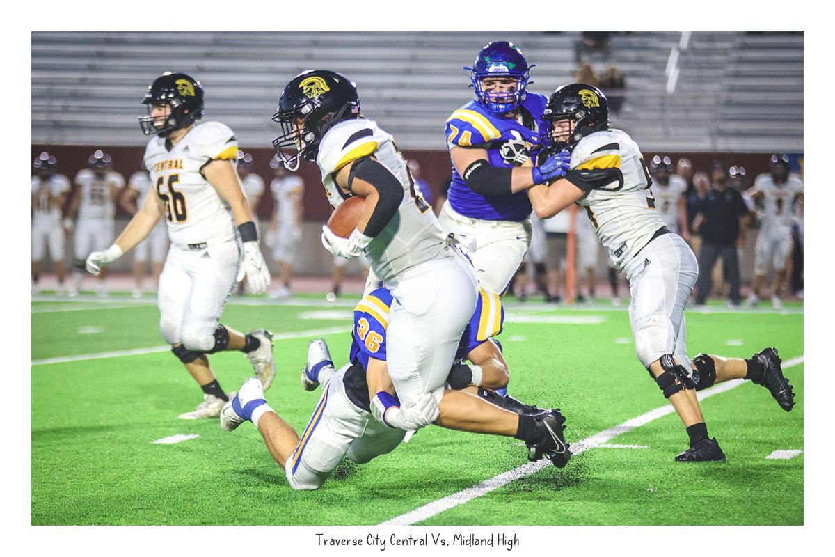 SVL Football Week 5 Sights &amp; Sounds - Traverse City Central Vs. Midland High (3 of 3) 📸