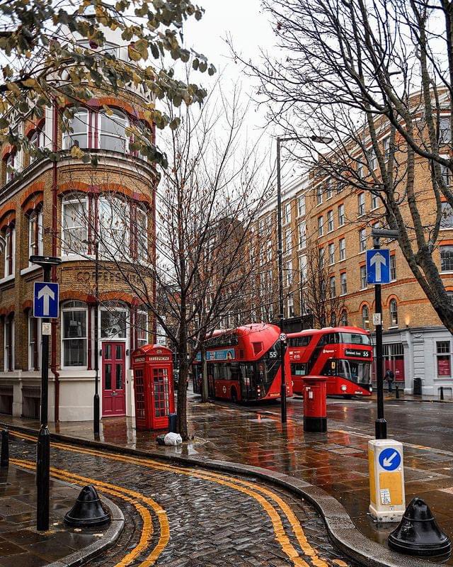 'London's iconic red buses, a symbol of the city's charm and efficiency. Hop aboard for a classic ride through historic streets, where past and present merge. Whether you're a local or a visitor, it's a quintessential London experience. 🚌🇬🇧❤️ #LondonRedBus #CityTravel #Iconic
