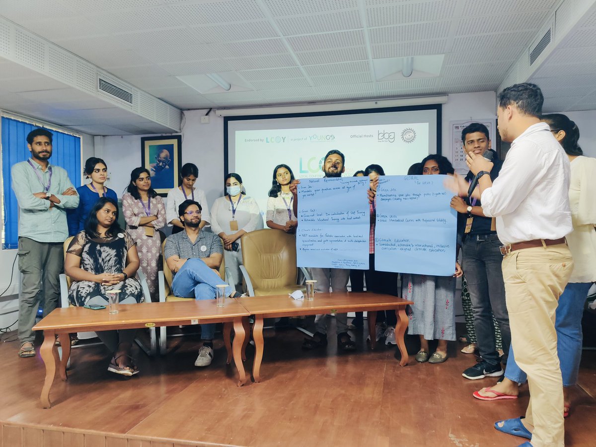 Vikrant_sri29's tweet photo. Reflecting on the LCOY India!

🔹 120+ Delegates from over 20+ states came together to ignite change.
🔹 3 Days of in-depth collaboration, enlightenment, and camaraderie.
🔹 Serving as both a facilitator and speaker was a privilege. Contributing to guiding discussions and sharing perspectives was truly rewarding.

I'm deeply appreciative of the opportunity to immerse myself in this setting, empowering youth across India and spotlighting the ACE Article 6 of the UNFCCC convention. A resounding applause for the brilliant organizers, and a special shoutout to the dynamic duo behind the scenes - Srishti Singh  and Akhilesh Anilkumar 

LCOYs go beyond conferences; they are platforms where the youth champion, educate, and actively carve their space in the global climate narrative.

#LCOYIndia #ClimateAction #YouthForClimate #UNFCCC #COP28