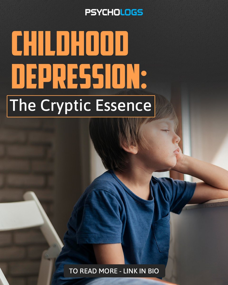PsychologsIndia's tweet photo. We have mostly understood depression as a state of low and negative mood experiences and thought patterns.
#childhood #childhooddepression #parents #parenting #studypressure #expectation #burdun #help #care #love #support #sleep #PositivePsychology #tiredness https://t.co/sK1tO44Nqz