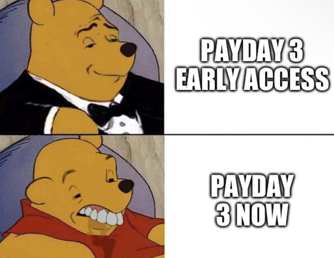 BCNSGames's tweet photo. Well.... We wanted to stream #PAYDAY3  today but that was a lost cause to say the least https://t.co/OoyLRf5xHy