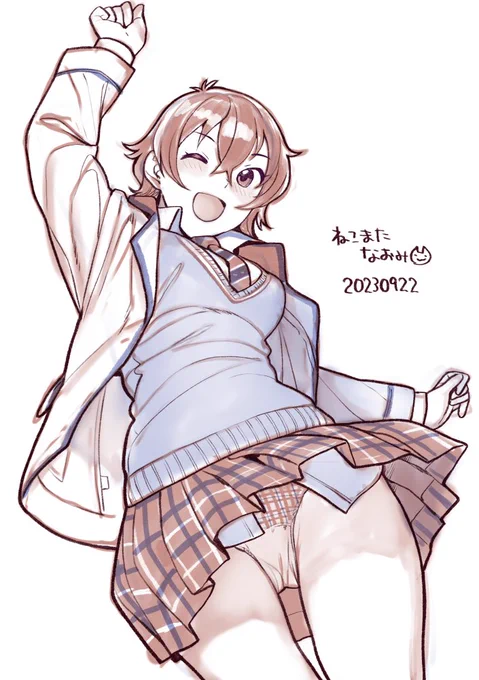 Skeb納品!アイドルマスターミリオンライブ ジュリアNSFWだったのでとりあえずパンチラさせておきました 