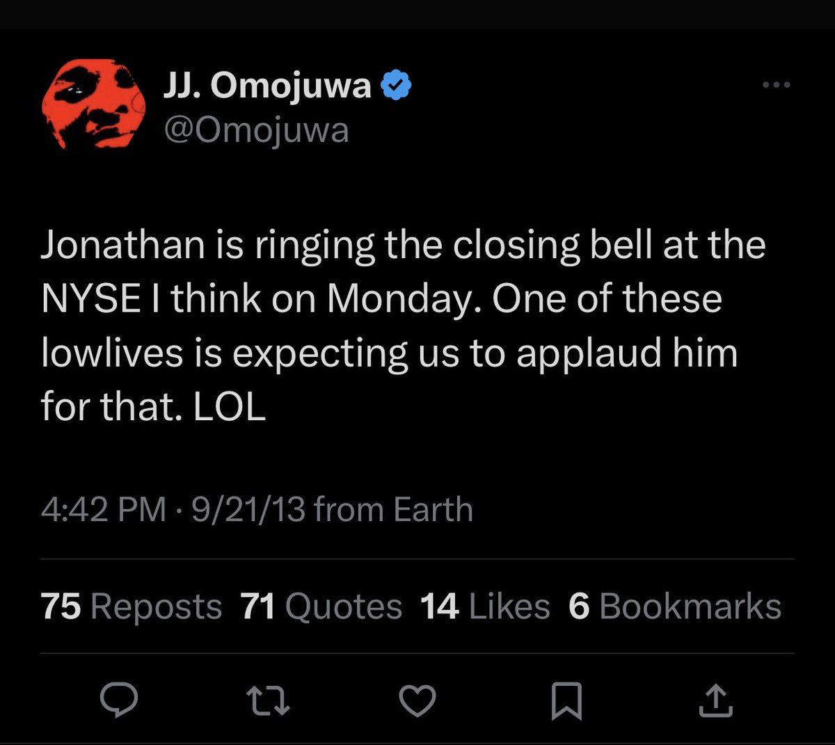 chymaker's tweet photo. Someone ask JJ why those lowlives in the Corn 🌽 applaud @officialABAT for ringing closing bell at Nasdaq?

🫠���🫠🫠🫠 https://t.co/NQWaPP7SVo