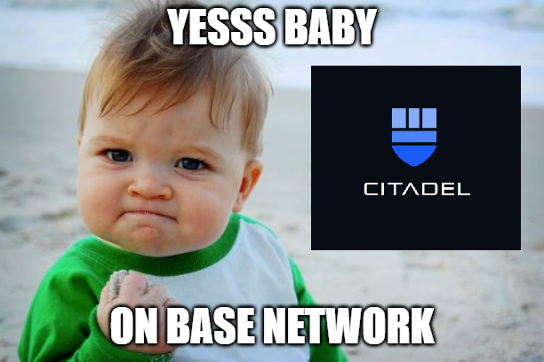 $FORT #BuildOnBase @CitadelSwap  yes baby