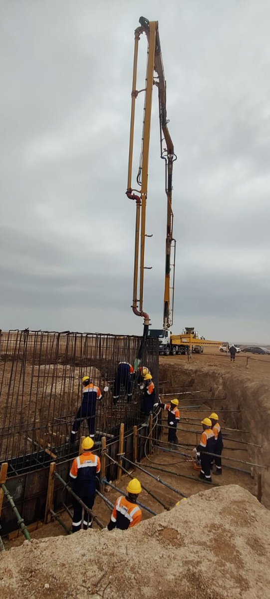 MEIL_Group's tweet photo. #MEIL is executing crucial segments of the
#MongolRefinery, Mongolia's first greenfield oil #refinery. Currently, in EPC 02, for tank number 1102, concrete works are ongoing.
#mongolia #FirstGreenfieldRefinery #CrudeOil #GobiDesert #oilrefinery https://t.co/bpkTWctWxa
