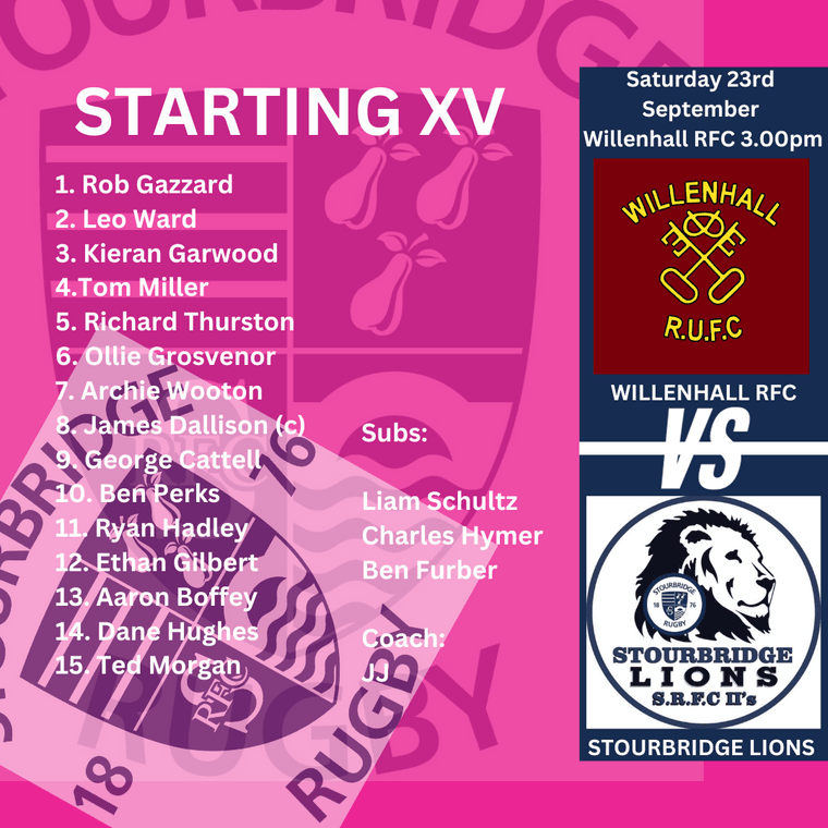 StourbridgeRFC's tweet photo. Stourbridge Lions Team News! #Pitchero
https://t.co/M4mGp5eDvR https://t.co/d7Vv34yjCb