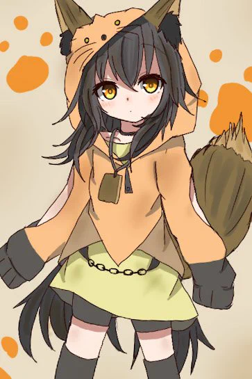 #過去に伸びた1枚を載せてまた伸びるのかチャレンジ一昨年に描いたおきつねパーカーいなちゃんをPONしときますね 