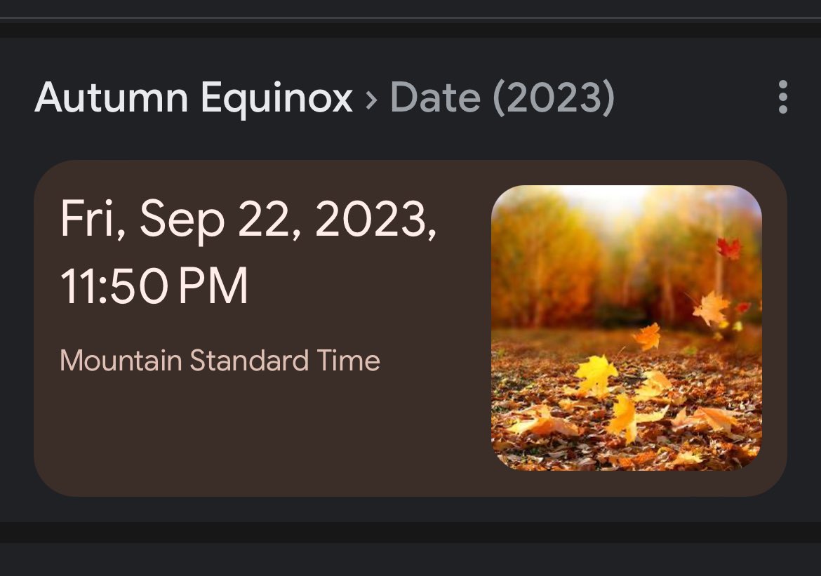 nicolasbedney's tweet image. May the #Fall2023 be with you

🙌we did it; we made it to the #AutumnEquinox 🍂we have now entered the most forgettable season😁

the one between🏝️vacations🎅🏻, the one that seems like the busiest time in our lives since #TimeImmemorial even the few🎃holidays🦃are work😓

#enjoy