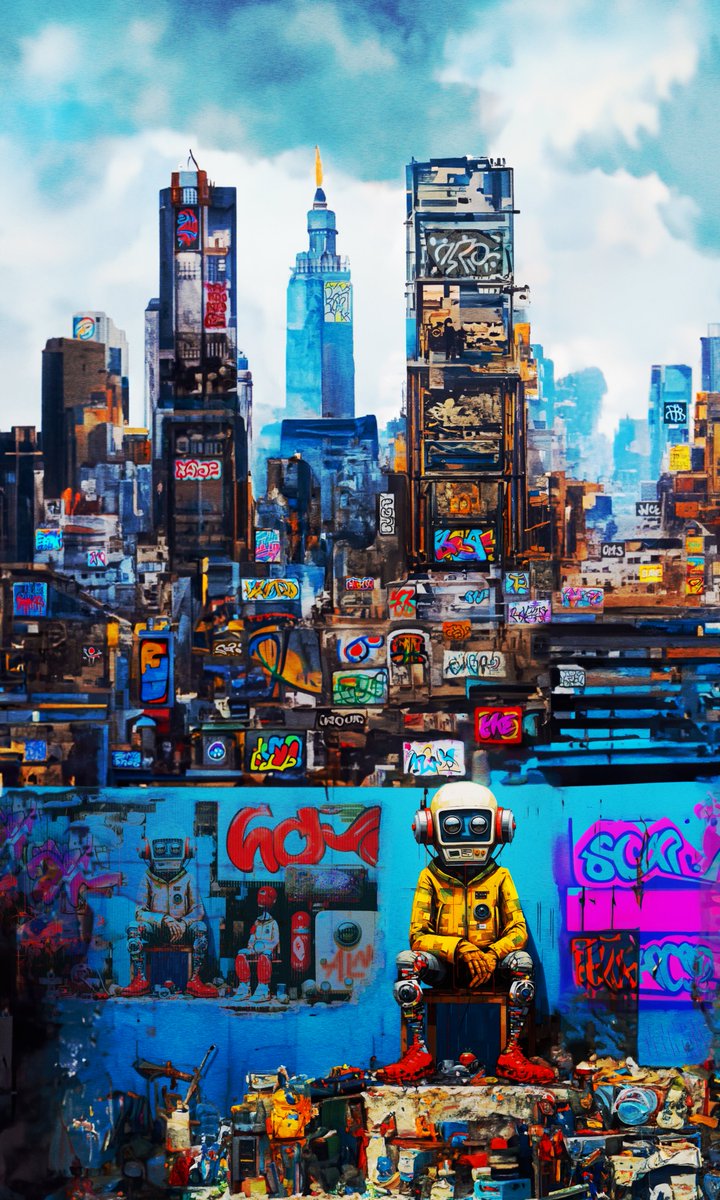 Wife and kids went to NYC to visit her sister and our new niece. I'm home alone and missing them, so I made this👇

Leave Your Mark On The World
will mint on manifold, dm me with your offer