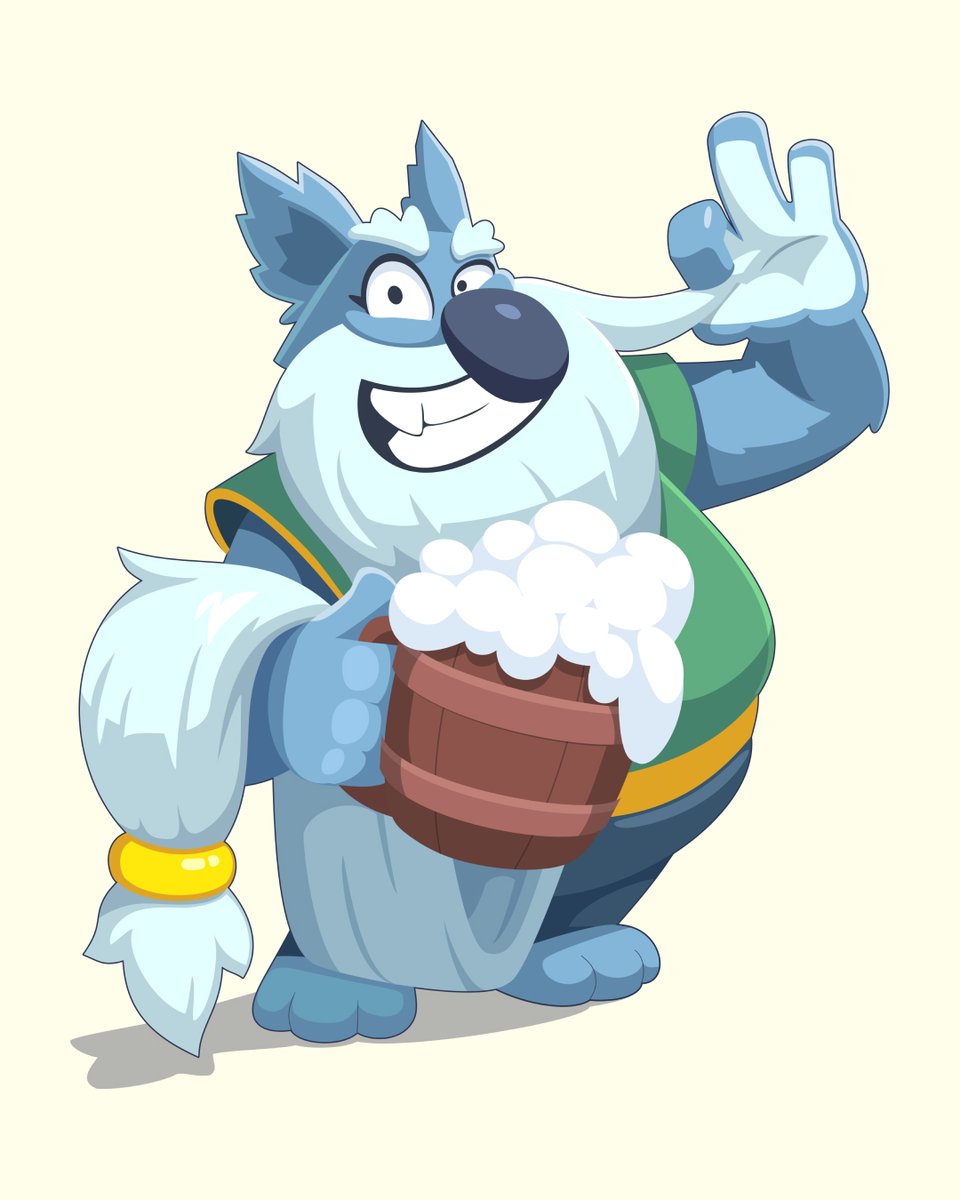 PlayAtomix8's tweet photo. Introducing Goro (Bart) who's always the life of the party, and surrounded by friends and laughter.

He is known for his love of beer, and fighting...

#web3game #onchaingame #defi https://t.co/AMQ0NFoHHH