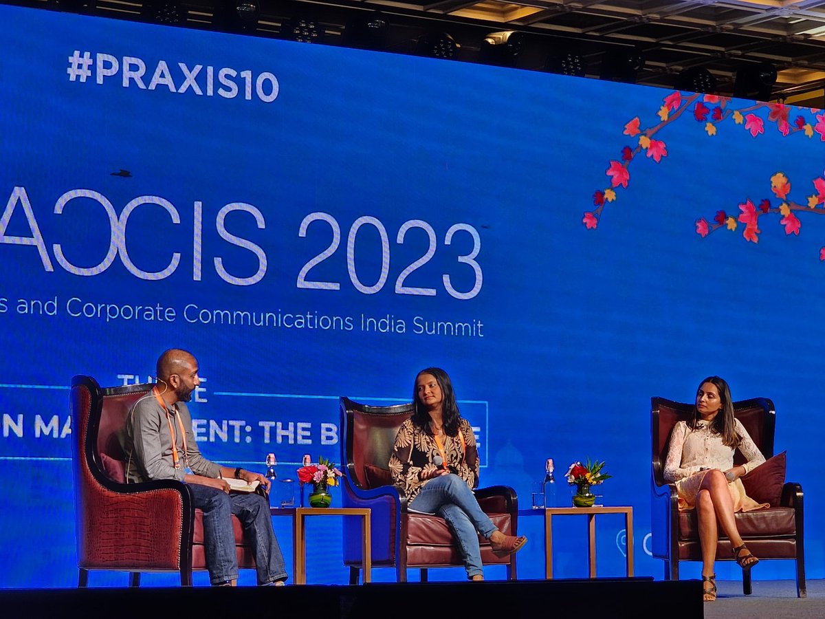 In conversation with 'The Ladies of the Hour' @shayonislynn @FarzanaBaduel moderated by @ArunSudhaman #PRAXIS10