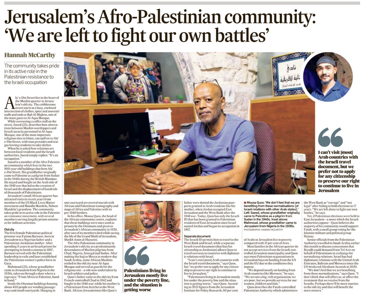murchadhfinn's tweet photo. “From Africa to Palestine, hand in hand.”

☕️🥐 https://t.co/SEi2q7vPGN