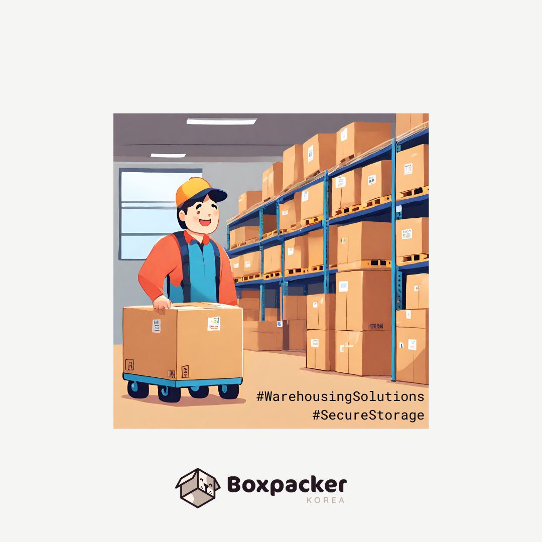 Trust Boxpacker Korea to keep your inventory safe and organized. Our secure warehousing solutions are just a call away. 📞🔒

#ShopKoreaWithBoxPacker 
#BoxPackerKoreaFinds
#KoreanGoodsDelivered
#YourKoreaBuyBuddy
#KoreanProxy #Consolidation