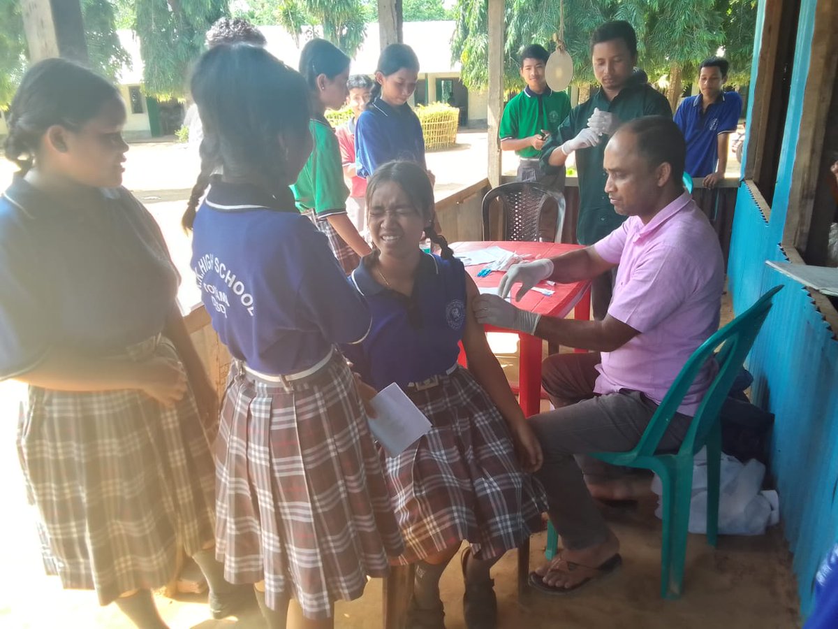 NilkantaDebbar2's tweet photo. Today 21/9/2023/
MASSKA 5.0, Td10year &amp; Td16year Programe at KK HS SCHOOL, Under North Tuisama HWC https://t.co/jm0zZxA0qe