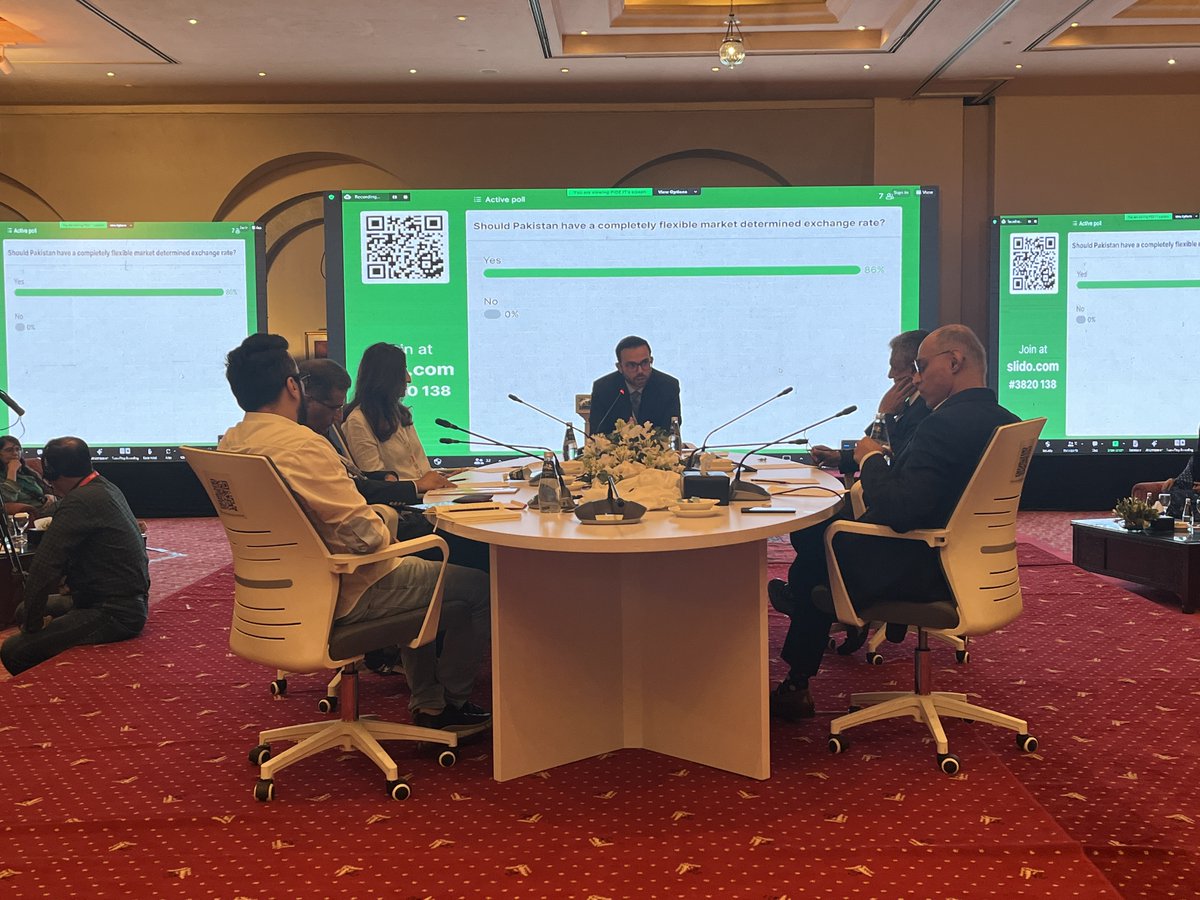 tabadlab's tweet image. Happening Now🔴

The second Discussion Session at #ReformsForABetterFuture starts with a pertinent question👇

Has &quot;the import substitution policy&quot; for the private sector delivered results for Pakistan?