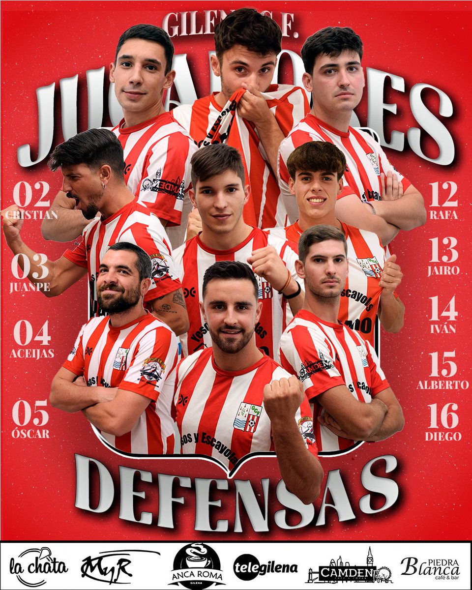 GilenaCF's tweet photo. Estos serán los 25 hombres que defiendan la camiseta del Gilena C.F. esta temporada!

Isco ya cuenta con sus guerreros para la temporada 2023/2024, ¿hasta dónde nos harán soñar?

VAMOS LOS ROJOS

#Gilena #futbol #presentación https://t.co/gI39bwwQ0y