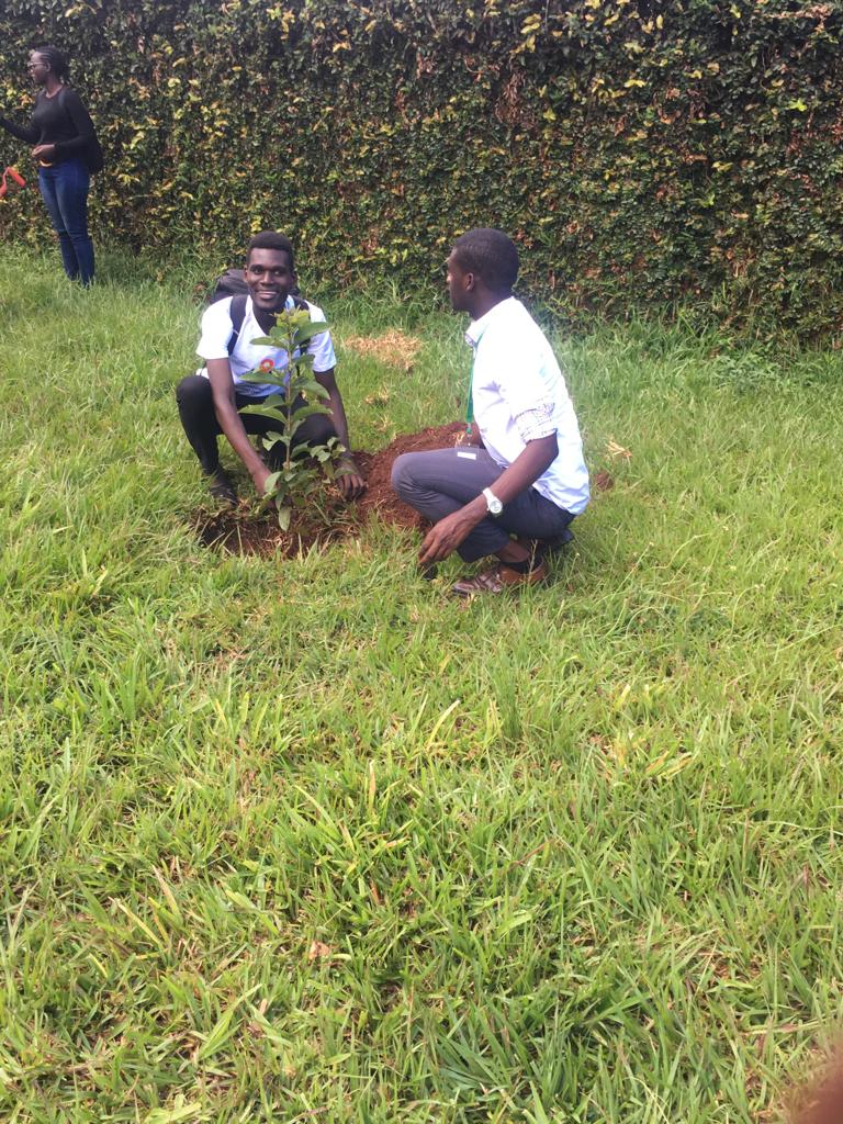 Closure of the summit was embraced with tree planting in the capital city of Uganda (Kampala) Along martyrs way Thanks fellow Mappers @youthmappers @osmuganda @DAbudu7 @Muni_University