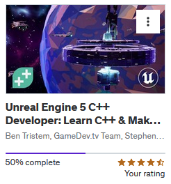 Johan Strydom (@namibcoder) on Twitter photo 50% done with "Unreal Engine 5 C++ Developer: Learn C++ & Make Video Games" udemy.com/course/unrealc…
@Udemy <a href="/GameDevTV/">GameDev.tv</a> <a href="/UnrealEngine/">Unreal Engine</a> Successfully completed Section 4: Crypt Raider.
Herewith a video : youtu.be/u7TcIvCpO64 50% done with "Unreal Engine 5 C++ Developer: Learn C++ & Make Video Games" udemy.com/course/unrealc…
@Udemy <a href="/GameDevTV/">GameDev.tv</a> <a href="/UnrealEngine/">Unreal Engine</a> Successfully completed Section 4: Crypt Raider.
Herewith a video : youtu.be/u7TcIvCpO64