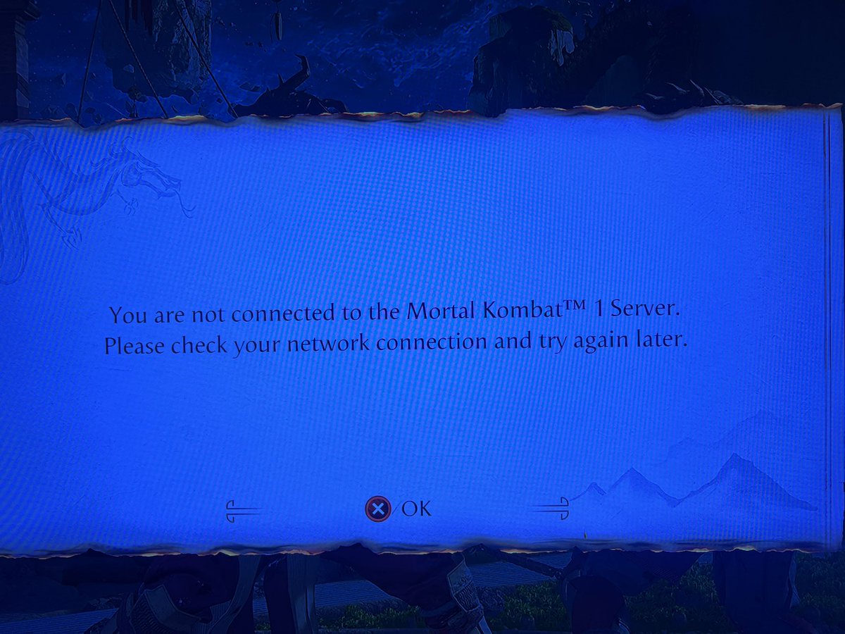 Can anyone explain why I keep getting this message after every 4 games I play online and even offline play. I’ve been dealing with this since mk11 and every time it happens I have a lost on my record what’s the issue?? <a href="/NetherRealm/">NetherRealm</a> #MortalKombat1