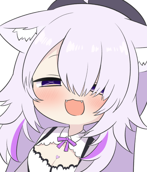猫又おかゆ 「」|トゥーミのイラスト