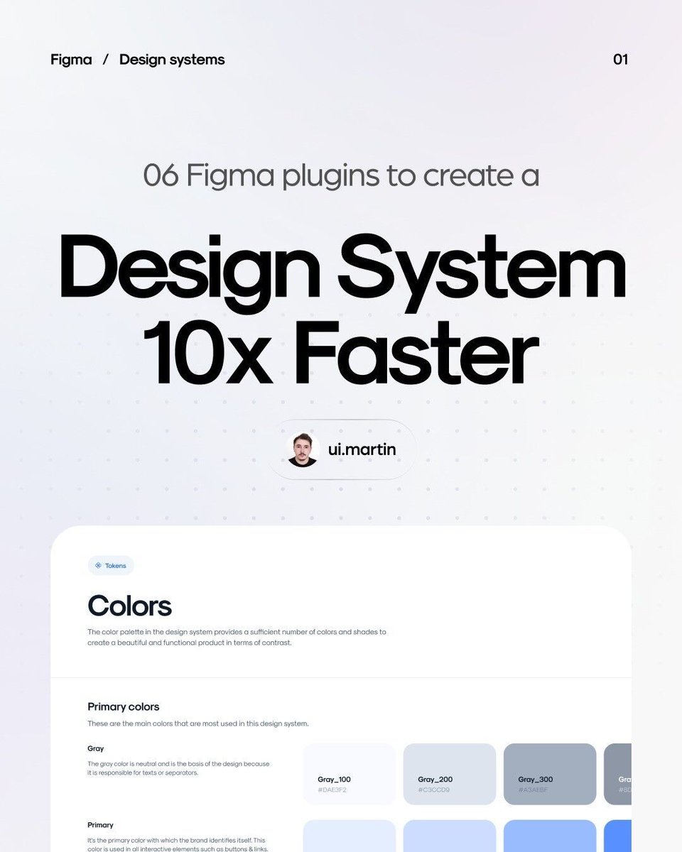 UiSavior's tweet image. Good day guys 👋, to whom it may concern, checkout this few best plugins for creating design system 10x faster, they are exceptional, explore them if you can, they might be useful to you on your new project 

#uidesign #uidesigner #Designgod #uiuxdesign