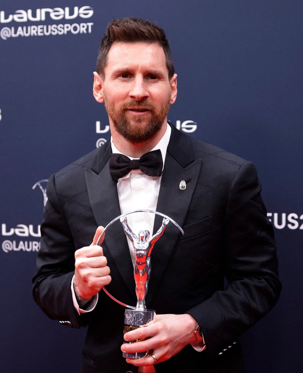 A Reminder - that Lionel Messi is the only football player in the history of the sport to win the Prestigious Laureus World Sportsman Award 🥇 

'The Face of Global Football' 🐐

#MessiEnOlga  #Messi𓃵 #Argentina #laureusaward #InterMiamiCF