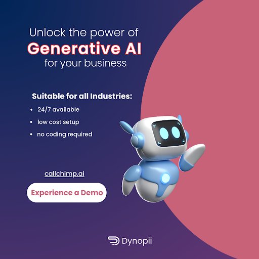 dynopii's tweet photo. 🚀 No coding skills, no high setup costs, just seamless communication for all industries. Experience a Demo and unlock the limitless possibilities of Generative AI for your business.
#dynopii #callchimp #aisolutions #genai #aiforbusiness #aitech #techsolutions #aipowered https://t.co/sCtTiSLN4Y