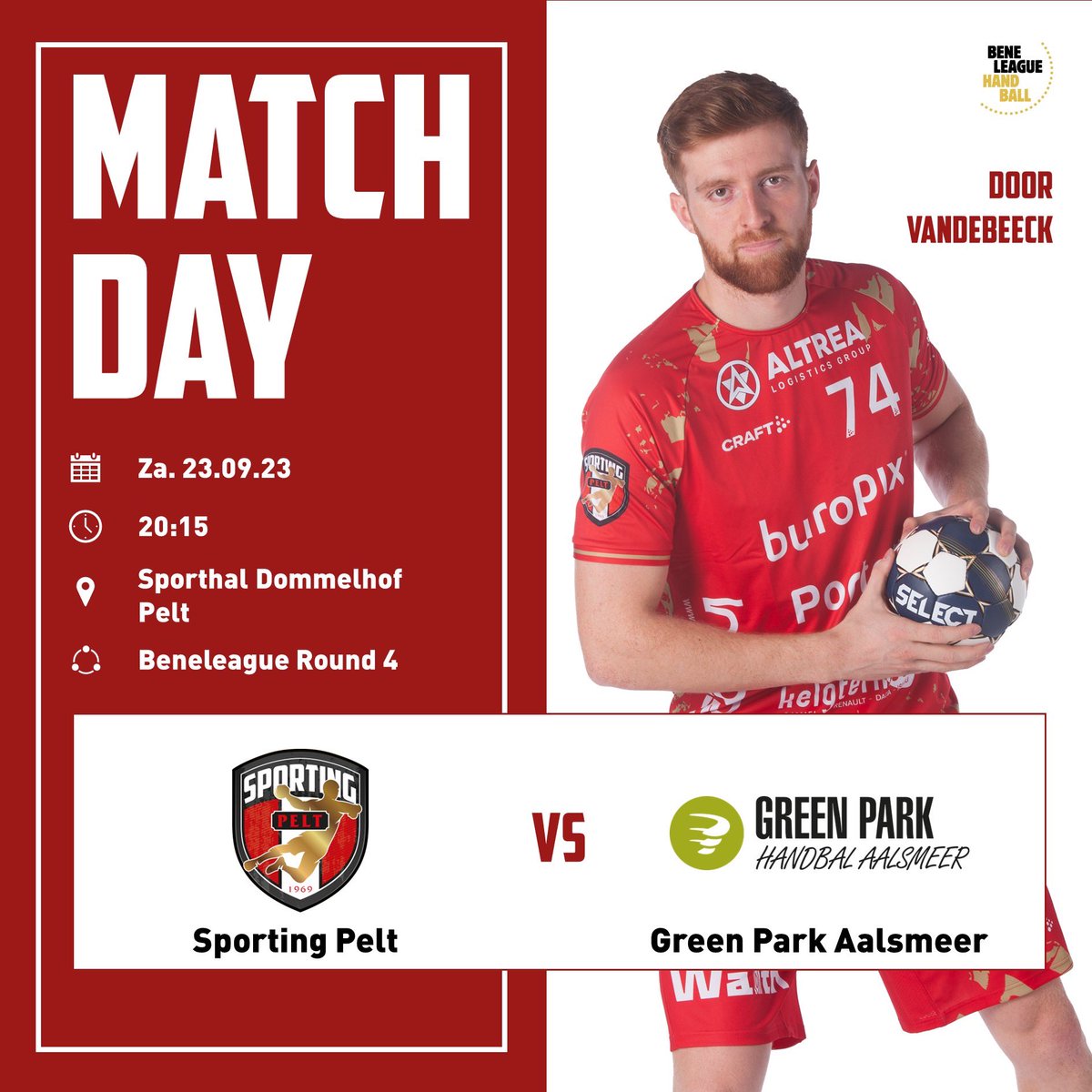 sportingpelt's tweet photo. 🔴⚪️  𝗠𝗔𝗧𝗖𝗛 𝗗𝗔𝗬 🔴⚪️

🤾🏼‍♂️ Sporting Pelt - Aalsmeer 
📅 Zaterdag 23 september 2023 
⏰ 20:15
📍Dommelhof, Neerpelt.

𝗖𝗼𝗺𝗺𝗺𝗺𝗼𝗼𝗼𝗻𝗻𝗻𝗻 𝗦𝗽𝗼𝗿𝘁𝗶𝗻𝗴!
❤️🤍 https://t.co/XoxstRvgRW