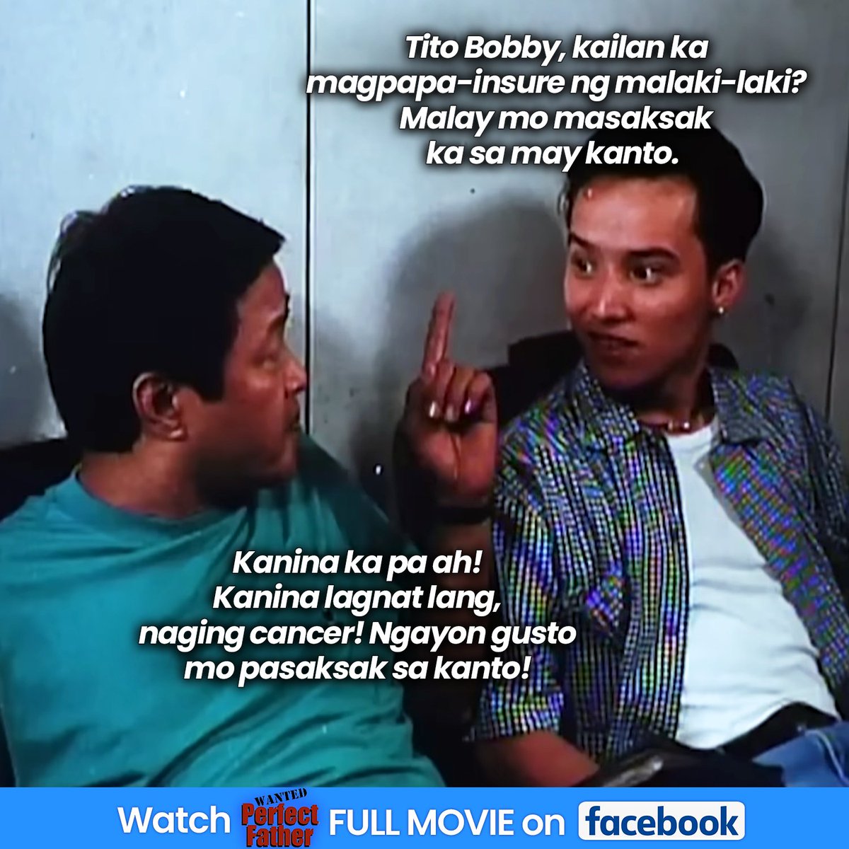StarCinema's tweet photo. Advance mag-isip!😆

Watch 'Wanted Perfect Father' FREE FULL MOVIE here: https://t.co/IXPREZ4wuo

#StarCinemaMovieNights #WantedPerfectFather #Babalu #Dolphy https://t.co/ODMLSnWdGs