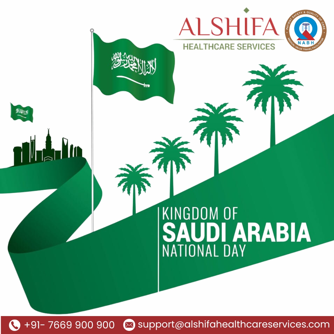 Saudia Arabia National Day
Saturday, 23 September, 2023
#suadinationalday #dizziness #bonejointpain #alzheimersawareness #esphagealcancer #bonedensity #medicaltourism #suicidepreventtion #freshbreath #patientsafety #medicaltourism